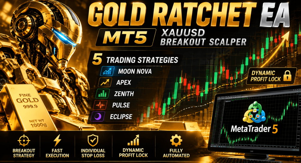 Gold Ratchet EA MT5 Free Download – XAUUSD Scalper Review 1